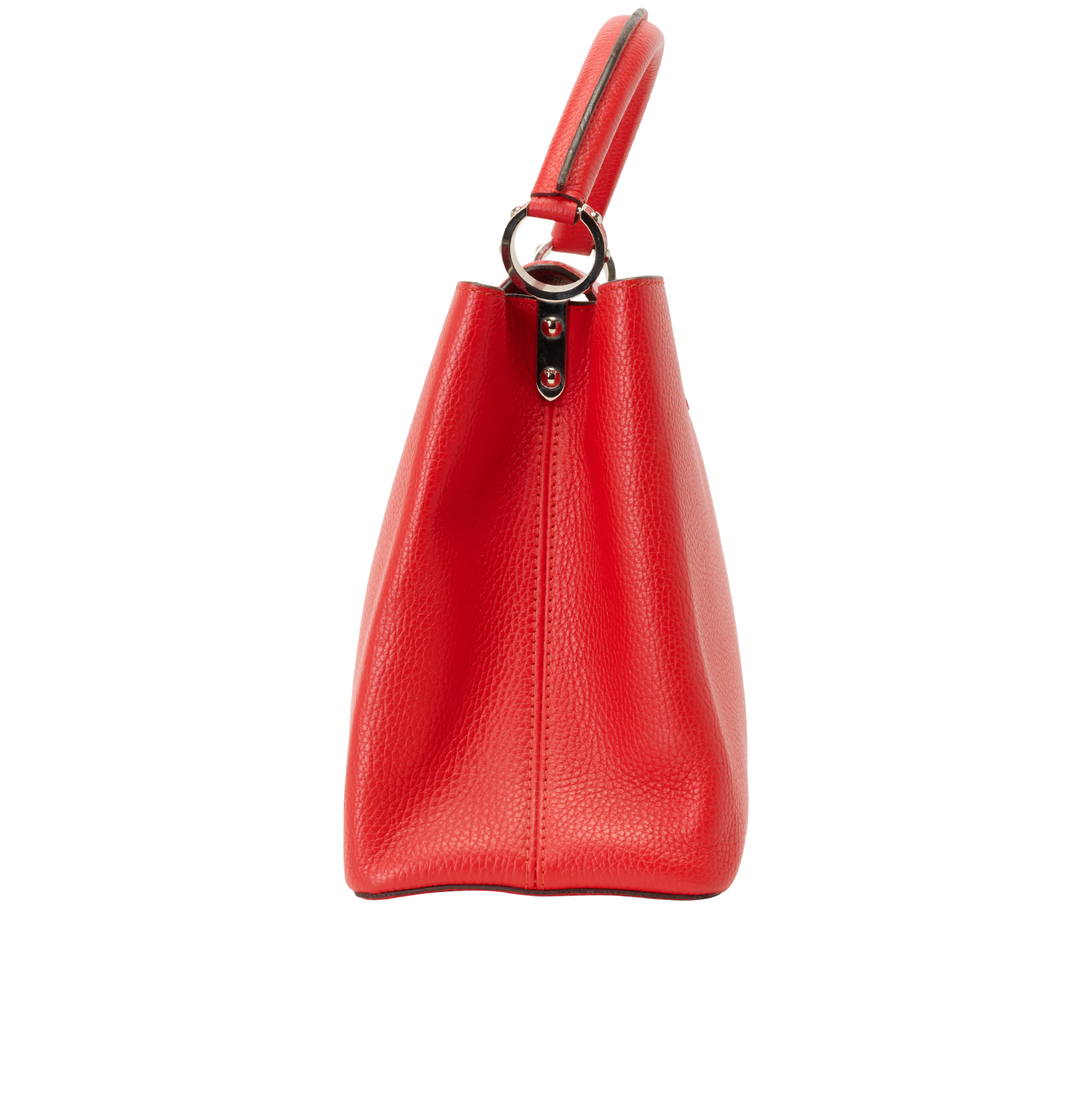 Capucines GM, &pound;2,400, Handbags, Red, Leather, Bottom view